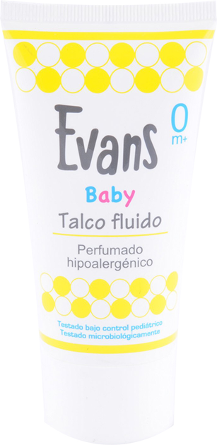 Talk w płynie Evans Baby Talco Fluido 75 ml (8470001632807) - obraz 1