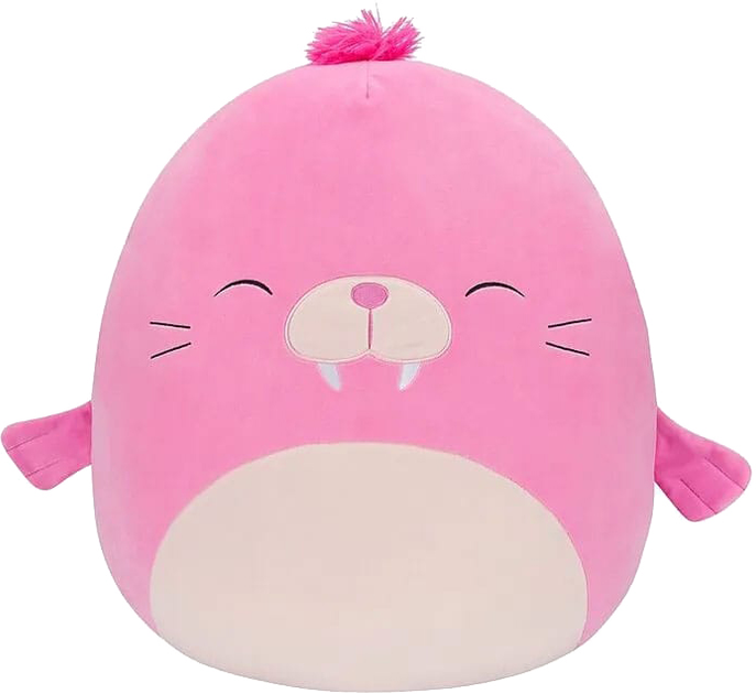 М'яка іграшка Squishmallows Морж Пеппер Рожевий 50 см (0196566215276) - зображення 1