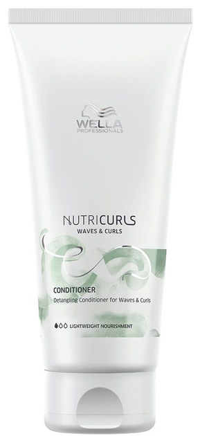 Кондиціонер Wella professionals Nutricurls Waves & Curls Detangling Conditioner для розплутування кучерявого та хвилястого волосся 200 мл (4064666041025) - зображення 1