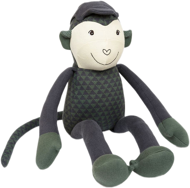 М'яка іграшка Smallstuff Мавпа Саймон Сіра 50 см (5712352078617) - зображення 1
