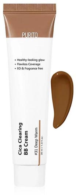 BB крем з екстрактом центели Purito Cica Clearing BB Cream регенеруючий #31 Deep Warm 30 мл (8809563101436) - зображення 1