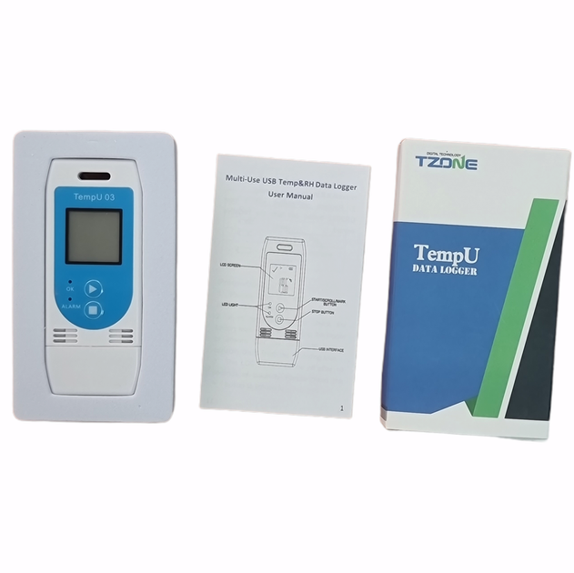 Регистратор температуры и влажности TZ-TempU03 (-30~+60°C; 0-85%) 32000 точек. PDF (ПО не нужно) IP65 - изображение 10