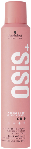 Pianka do włosów Schwarzkopf Professional OSIS MS Grip ekstremalna fiksacja 200 ml (4045787999679) - obraz 1