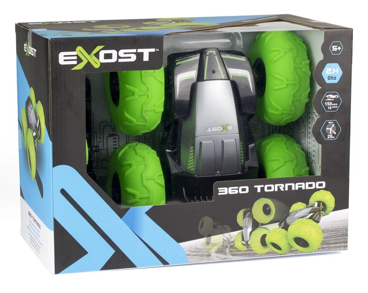 Машинка на радіокеруванні Silverlit Exost 360 Tornado Green (4891813202660) - зображення 1