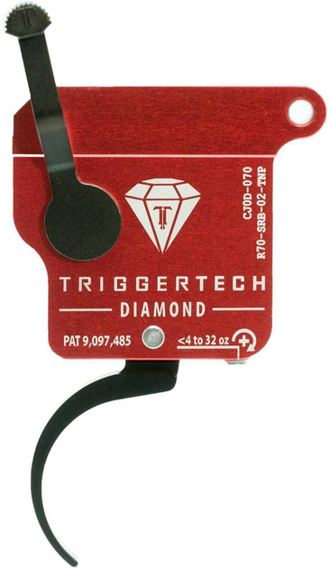 УСМ TriggerTech Diamond Pro Curved для Remington 700. Регульований одноступінчастий - зображення 1