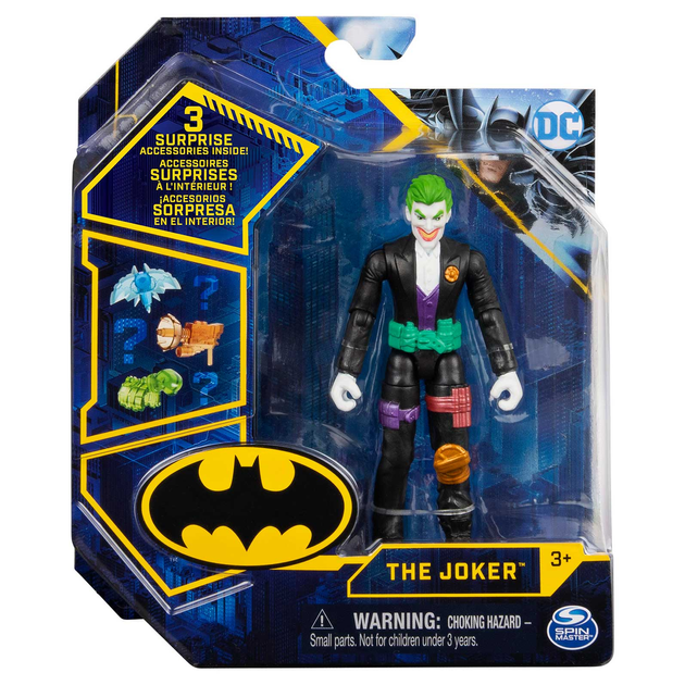 Фігурка Spin Master DC Comics Heroes & Villains The Joker 10 см (0778988361054) - зображення 1