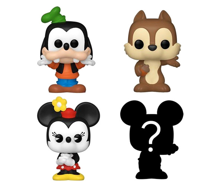 Zestaw figurek Funko Bitty Pop Disney Goofy Chip Minnie Mouse & Mystery 2.5 cm (0889698713221) - obraz 2