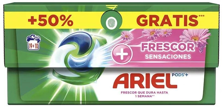 Kapsułki do prania Ariel Pods Sensaciones 3 en 1 Detergente 27 szt (8006540776056) - obraz 1