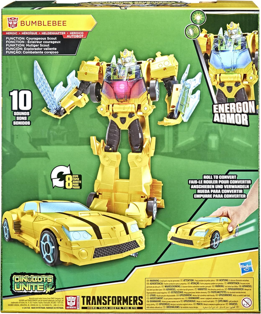 Robot transformujący Hasbro Bumblebee 30 cm (5010993862269) - obraz 3