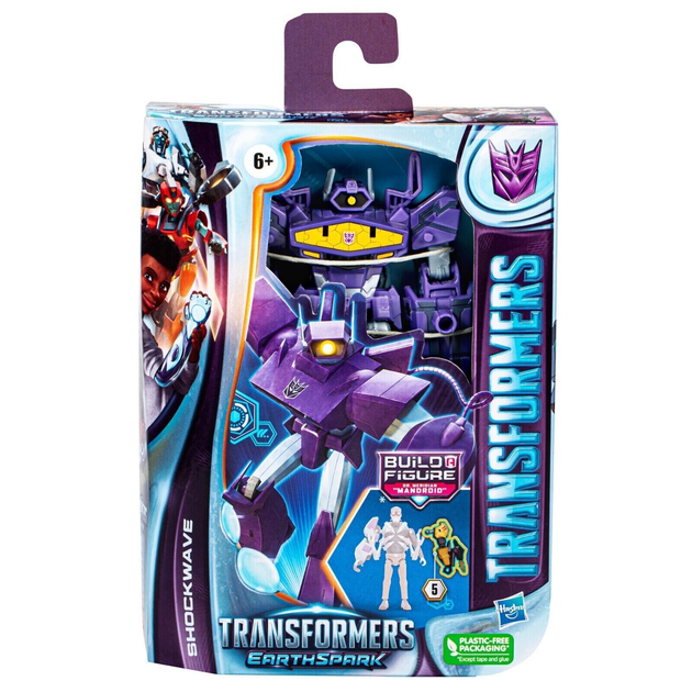 Robot transformujący Hasbro Transformers Earthspark Shockwave 12.5 cm (5010994190392) - obraz 1