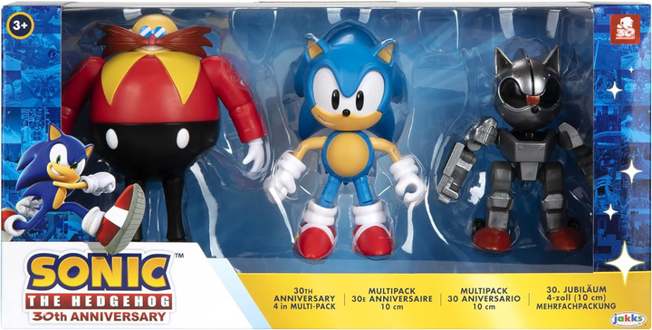 Zestaw figurek Jakks Sonic The Hedgehog 30th Anniversary (0192995408630) - obraz 1
