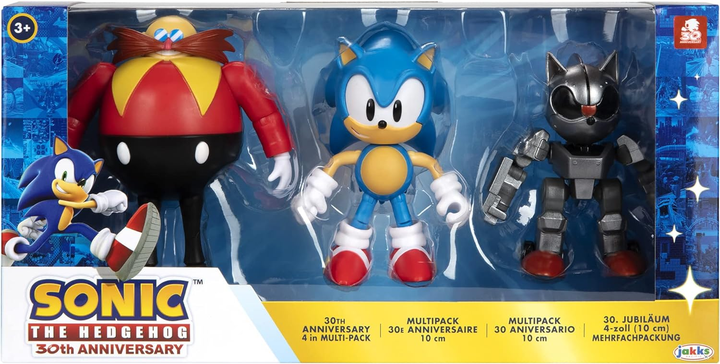 Набір фігурок Jakks Sonic The Hedgehog 30th Anniversary (0192995408630) - зображення 1