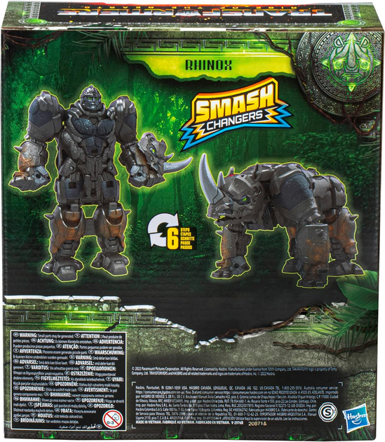 Робот трансформер Hasbro Smash Changers Rhinox 23 см (5010994119133) - зображення 2