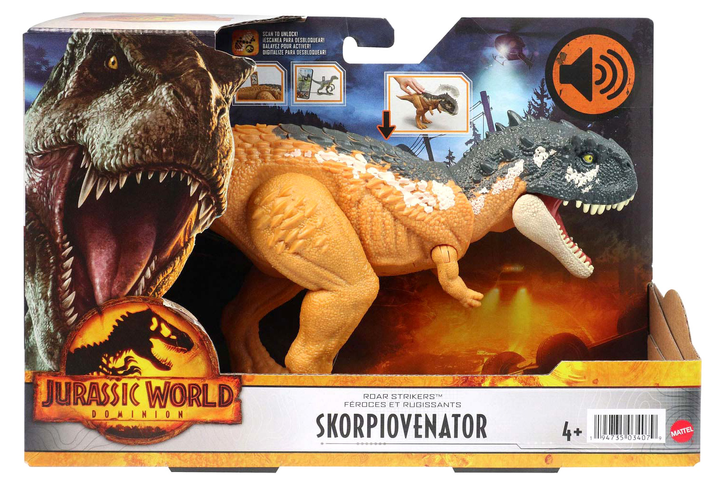 Фігурка Mattel Jurassic World Roar Strikers Скорпіоненатор 27 см (0194735034079) - зображення 1