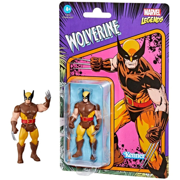 Фігурка Hasbro Marvel Legends Retro Wolverine 10 см (5010993947577) - зображення 2