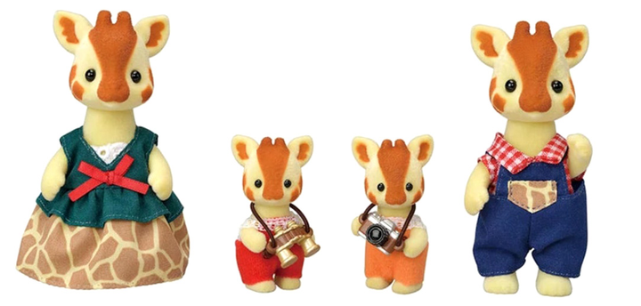 Набір фігурок Sylvanian Families Highbranch Giraffe Family (5054131056394) - зображення 2