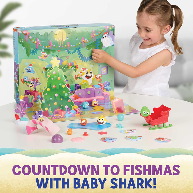 Zestaw figurek WowWee Baby Shark Big Show Advent Calendar (0771171616740) - obraz 2