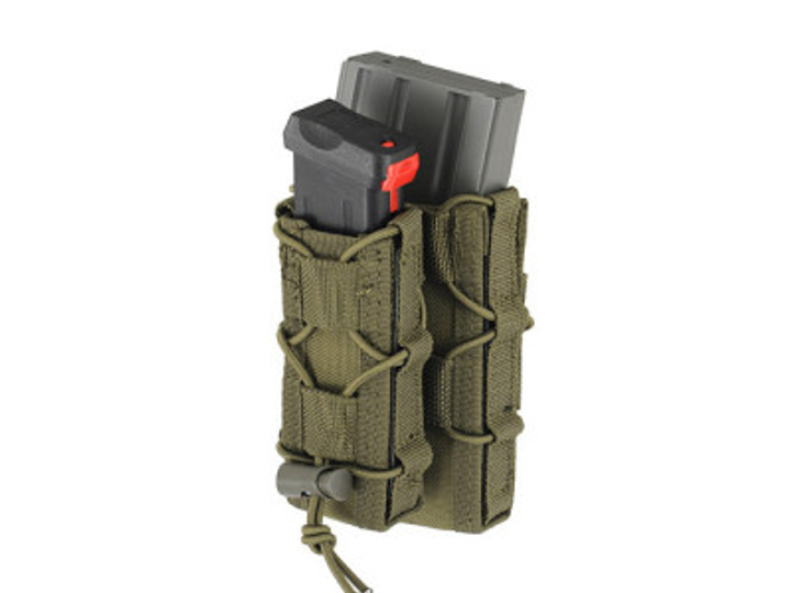 Результат 8Fields Molle Combo Rifle/Pistol Mag Speed ​​Pouch Olive - зображення 1