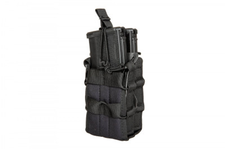 Підсумок подвійний відкритий Primal Gear Double Carbine Magazine Pouch Corrie Black - изображение 1