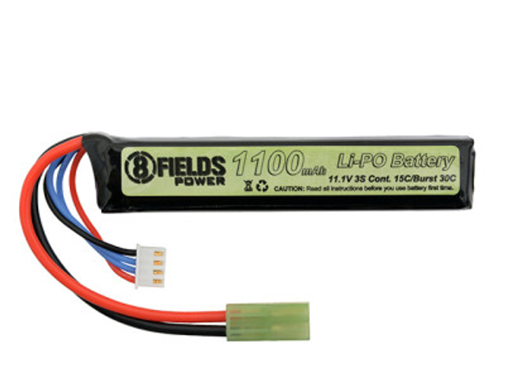 Акумулятор 8Fields LiPo 11.1V 1100mAh 15/30C - зображення 1