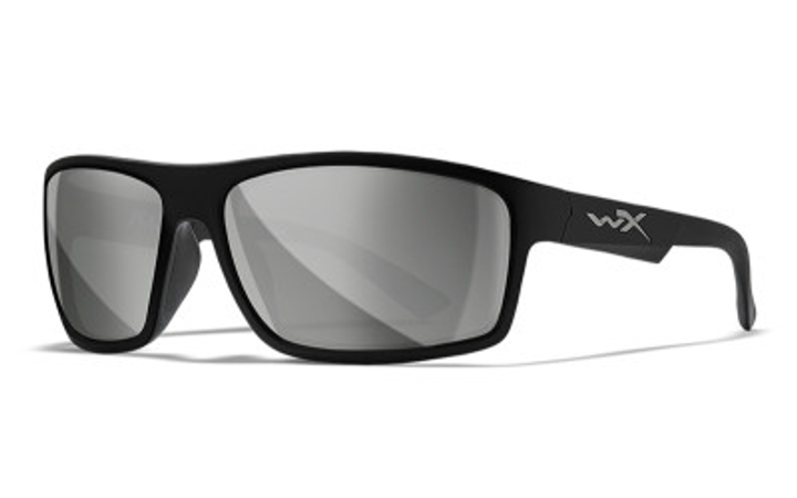 Окуляри Wiley X Peak Grey Silver Flash Matte Black Frame - зображення 1