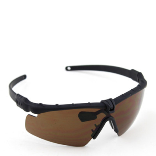Окуляри захисні PJ Tactial Glasses Black/Bronze - изображение 1