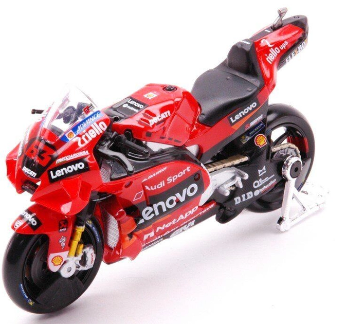 Metalowy model motocykla Maisto Racing Ducati Lenovo Team 2021 1:18 (0090159363743) - obraz 2