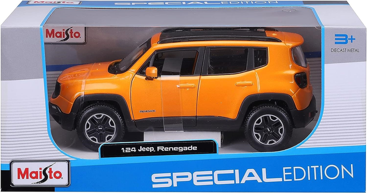 Metalowy model samochodu Maisto Jeep Renegade 1:24 (0090159072201) - obraz 1