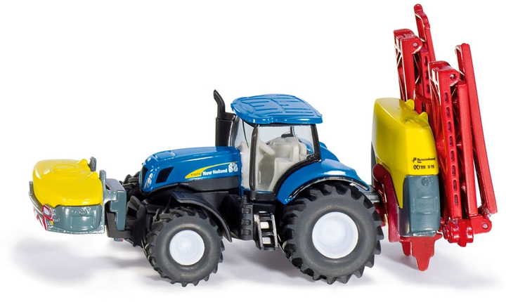Metalowy model traktora Siku New Holland Tractor z opryskiwaczem 1:87 (4006874017997) - obraz 2