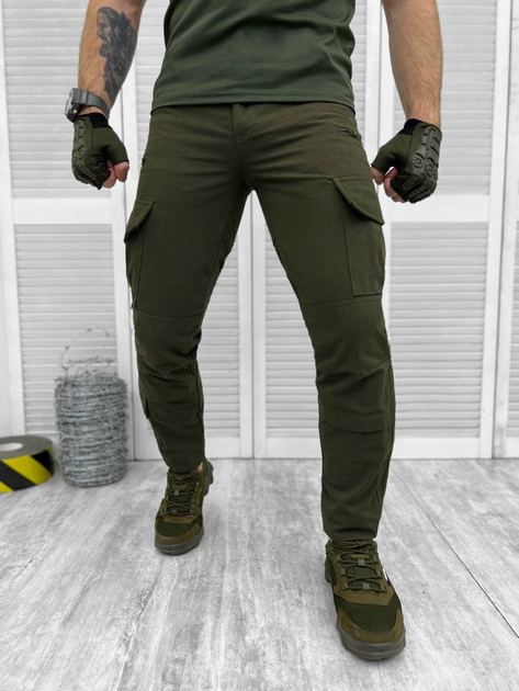 Весенние тактические штаны crap Олива XL - изображение 1