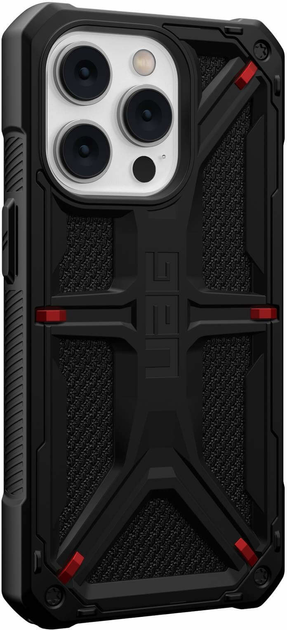Etui UAG Monarch dla Apple iPhone 14 Pro Kevlar Black (840283901805) - obraz 2