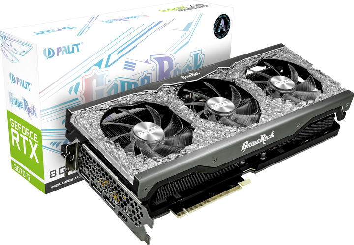 Karta graficzna Palit PCI-Ex GeForce RTX 3070 Ti GameRock 8GB GDDR6X (NED307T019P2-1047G) - obraz 10