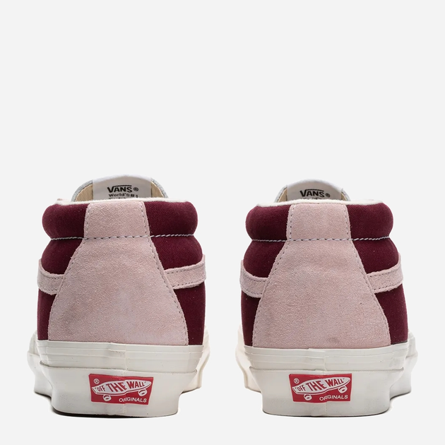Чоловічі кеди високі Vans OG Sk8-Mid LX VN0A4BVCBQL 42.5 Рожеві (196573444805) - зображення 3