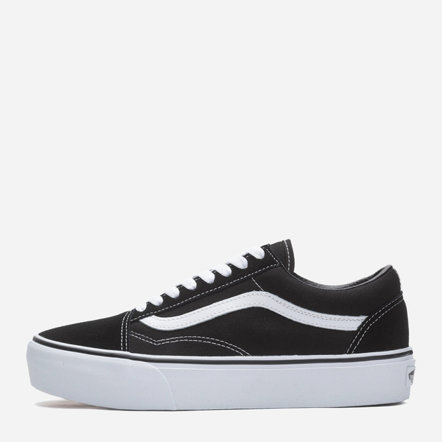 Tenisówki damskie materiałowe Vans Old Skool Platform VN0A3B3UY28 42.5 Czarny/Biały (190849399813) - obraz 1