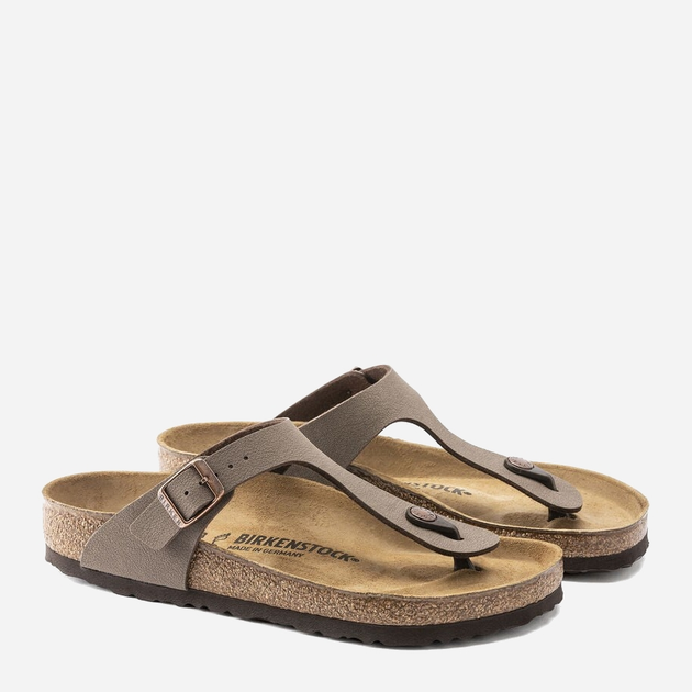 Klapki japonki dziecięce dla dziewczynki Birkenstock GIZEH Kids Birko-Flor Regular 31 Kawowe (4052605461331) - obraz 2