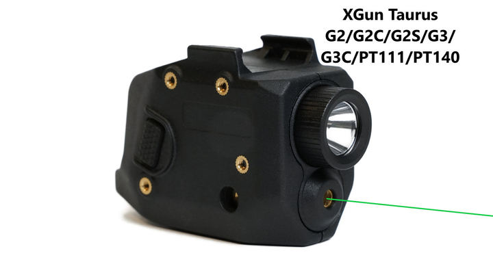 Підствольний ліхтарик з ЛЦВ XGun Taurus (зелений промінь) - зображення 1