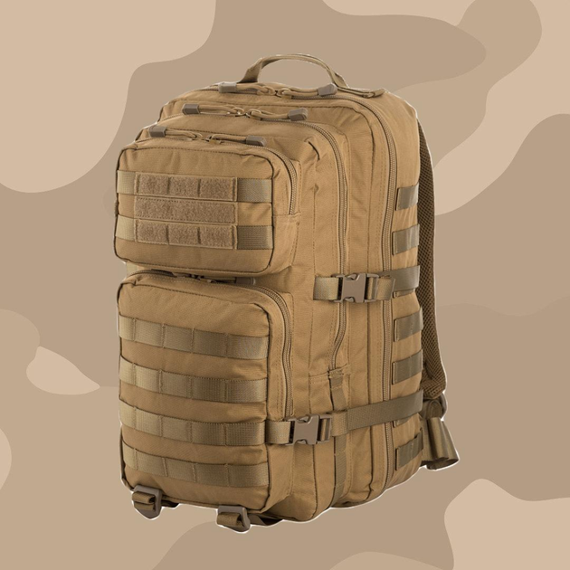 Тактический рюкзак M-Tac Large Assault Pack Tan Coyote - изображение 1