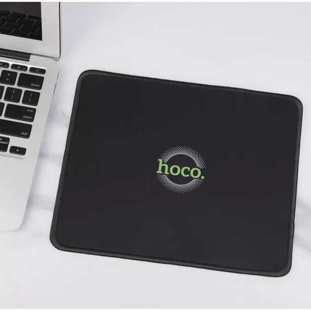 Ігрова поверхня Hoco GM20 Smooth gaming Килимок для мишки 240x200мм Чорний - зображення 1