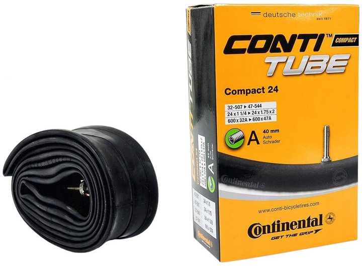 Камера Continental Compact 24" 24 x 1 1/4 - 24 x 1.75 x 2 (CO0181291) - зображення 1