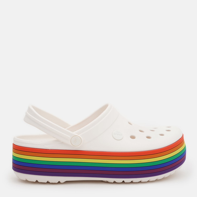 Акція на Жіночі крокси Crocs Crocband Platform Rainbow 205980-94S 36-37 (M4/W6) 22 см Різнокольорові від Rozetka