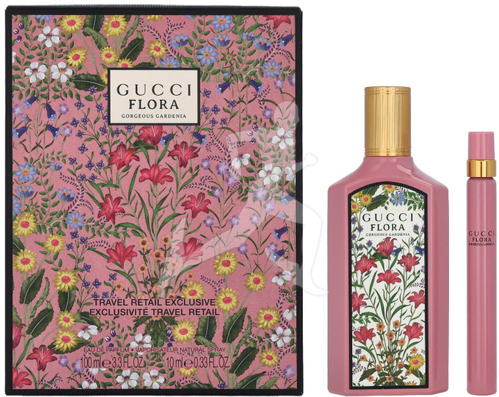 Zestaw damski Gucci Flora Gorgeous Gardenia Woda perfumowana damska 100 ml + 10 ml (3616304104381) - obraz 1