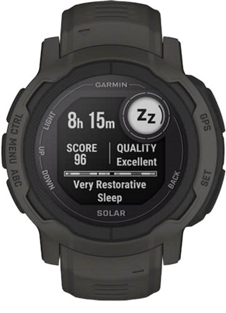 Zegarek sportowy Garmin Instinct 2 Solar Graphite (010-02627-00) - obraz 10
