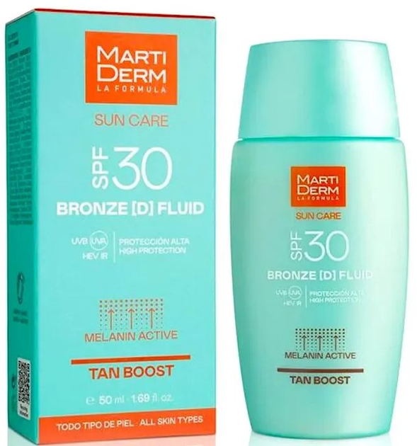 Сонцезахисний крем Martiderm Spf30 BronzeD Fluid 50 мл (8436589051737) - зображення 2