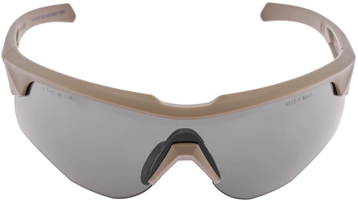 Защитные баллистические очки Wiley X WX Rogue Comm 3 линзы (Grey/Clear/Rust) Tan (9300003) - изображение 1