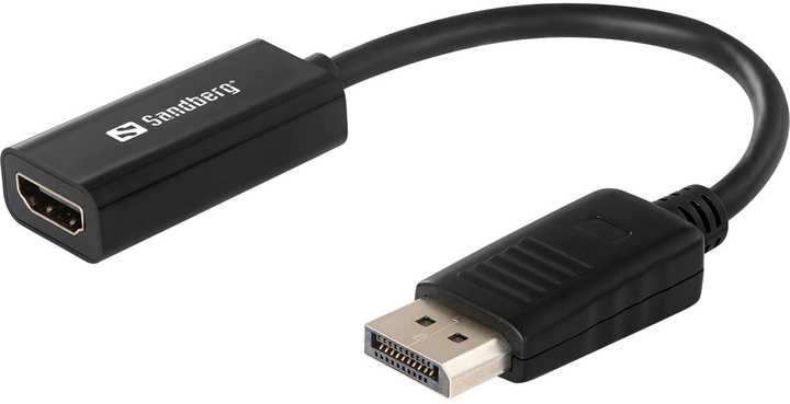 Адаптер Sandberg DisplayPort - HDMI Sandberg 0.2 м Black (5705730508288) - зображення 1