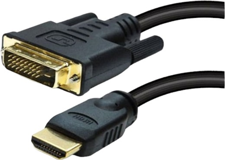 Kabel ShiverPeaks HDMI-DVI 3 m Black (4017538030306) - obraz 1
