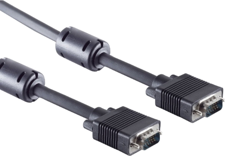 Kabel S-Conn VGA - VGA 1.8 m Black (78056-2) - obraz 1