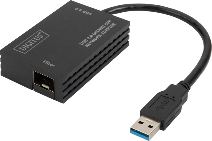 Adapter Digitus USB Type-A - SFP Black (DN-3026) - obraz 1