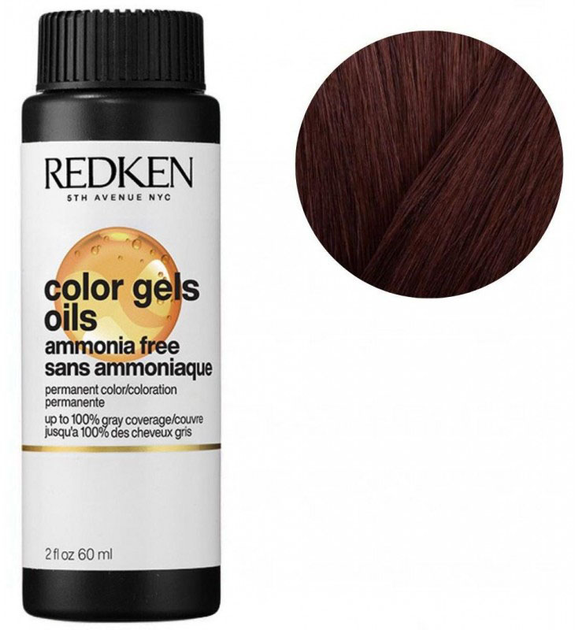 Farba do włosów Redken Color Gel Oils 5BR 3 x 60 ml (3474637107420) - obraz 1