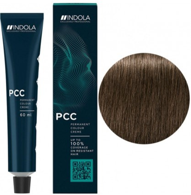 Фарба для волосся Indola Permanent Caring Color Intense Coverage 6.0+ Dark Blonde 60 мл (4045787706390) - зображення 1